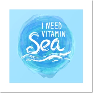 I need vitamin sea (1) Posters and Art